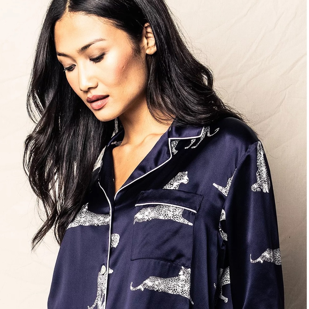 Silk Petite Plume Pajamas